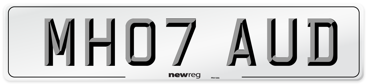 MH07 AUD Number Plate from New Reg